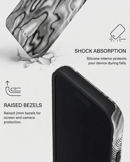 Galaxy A17 Abstract Wave Case