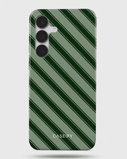 Green Striped Case for Samsung Galaxy S25 FE