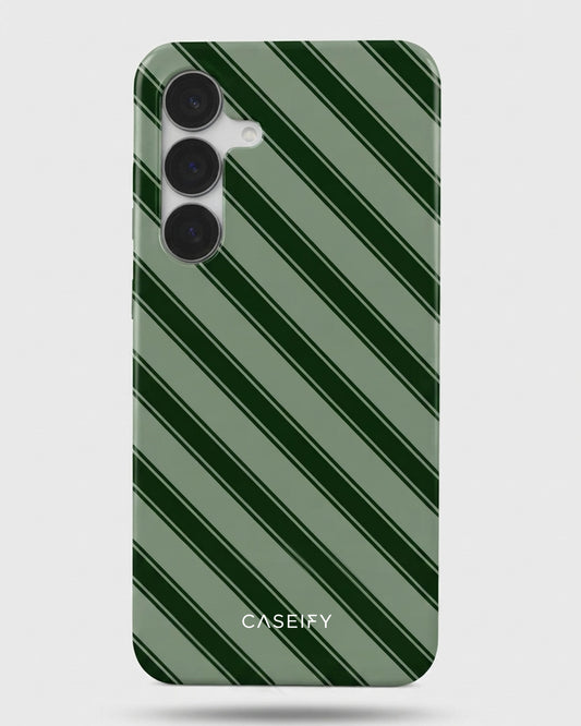 Green Striped Case for Samsung Galaxy S25 FE