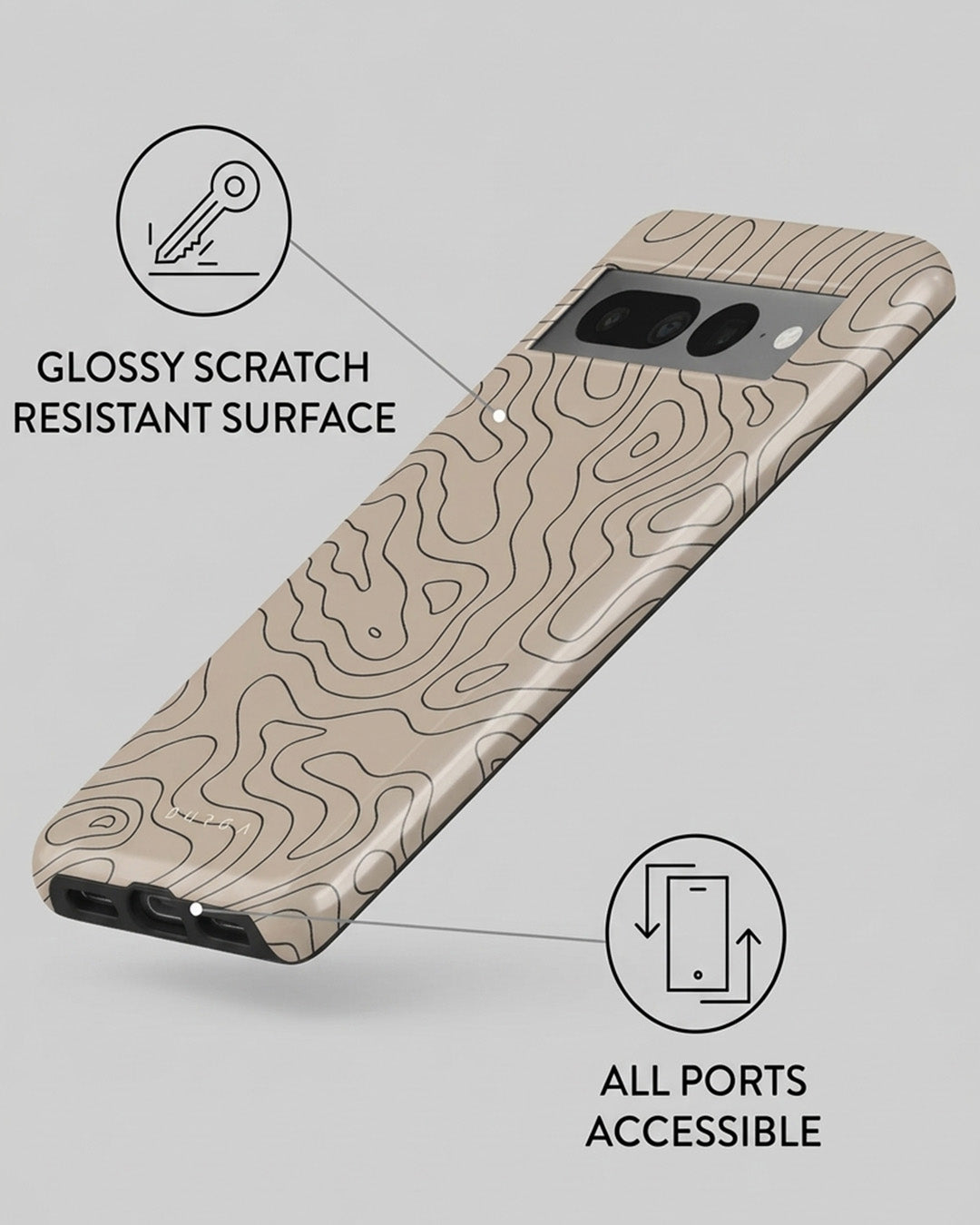 Beige Topo Pixel 7 Pro