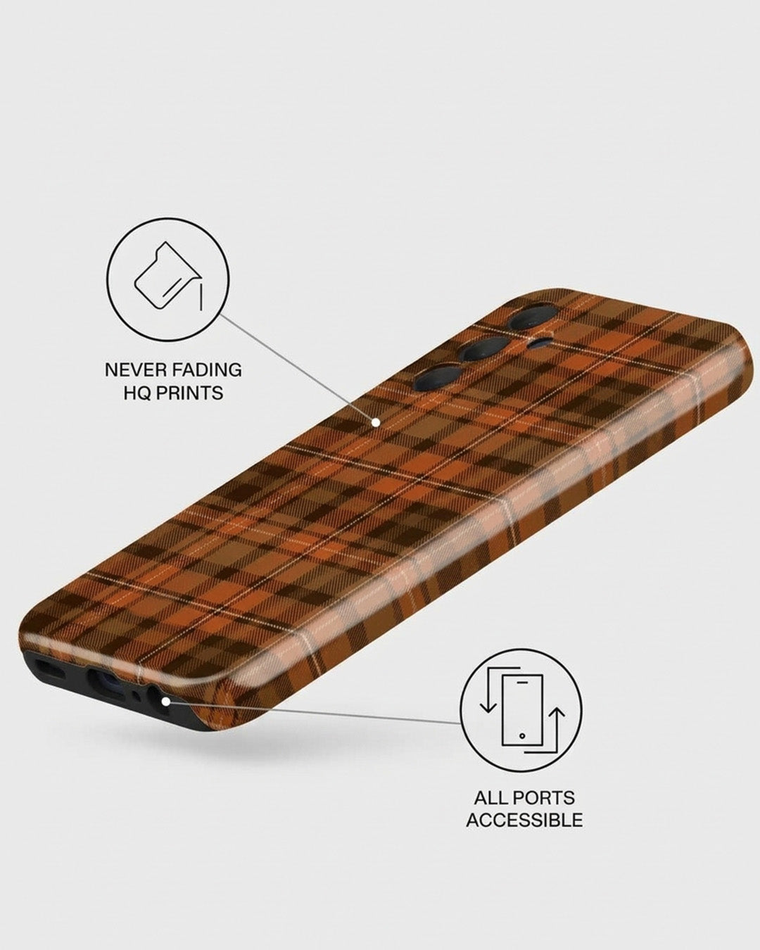 Autumn Tartan Plaid Samsung Galaxy A15 5G Case