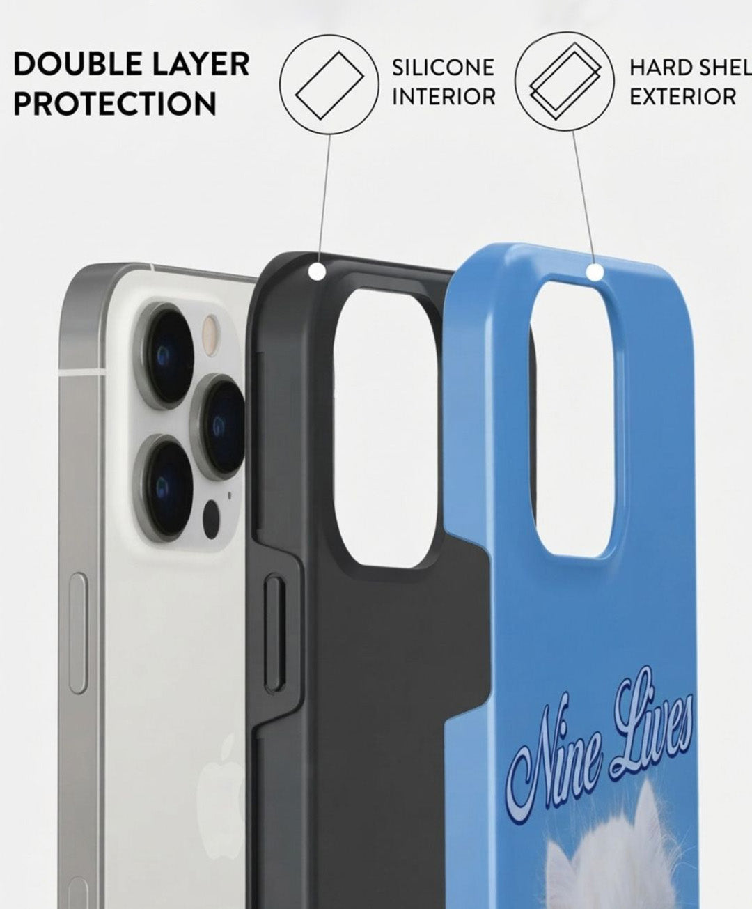 Nine Lives Cat iPhone 14 Pro Case
