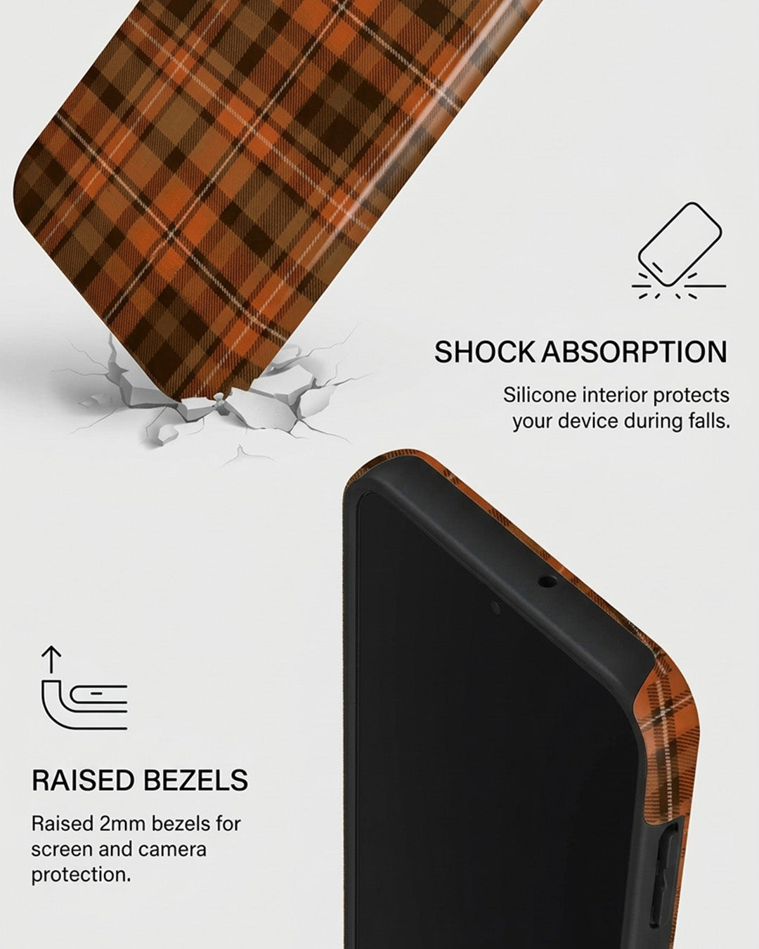 Autumn Tartan Plaid Samsung Galaxy A15 5G Case