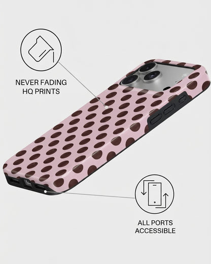 Pink Polka Dot iPhone 18 Pro Max Case