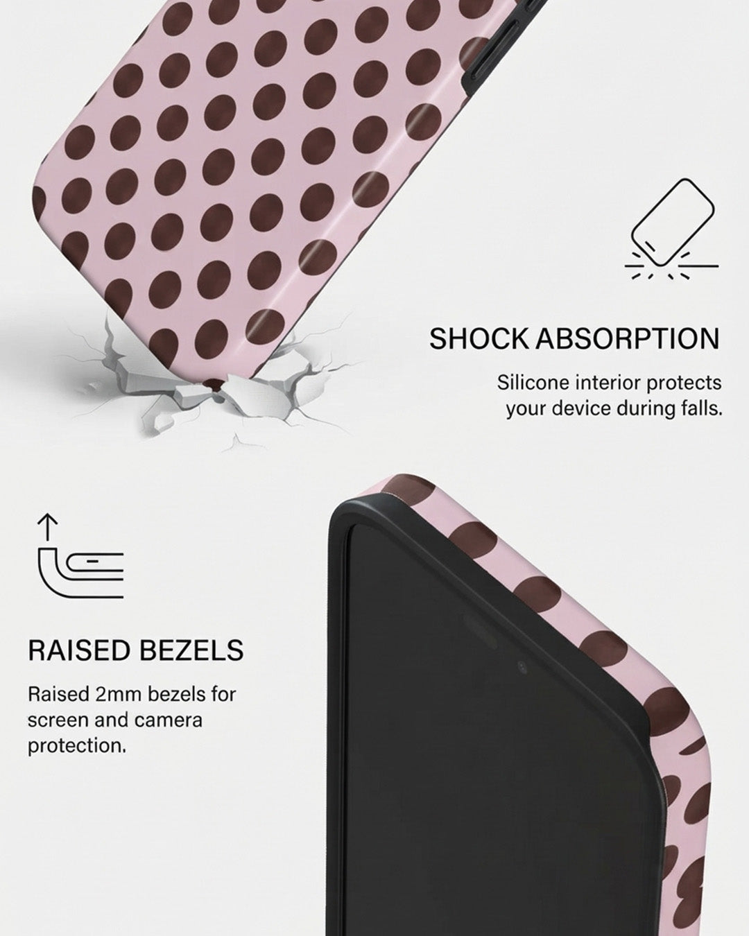 Pink Polka Dot iPhone 18 Pro Max Case