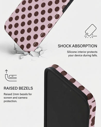 Pink Polka Dot iPhone 18 Pro Max Case