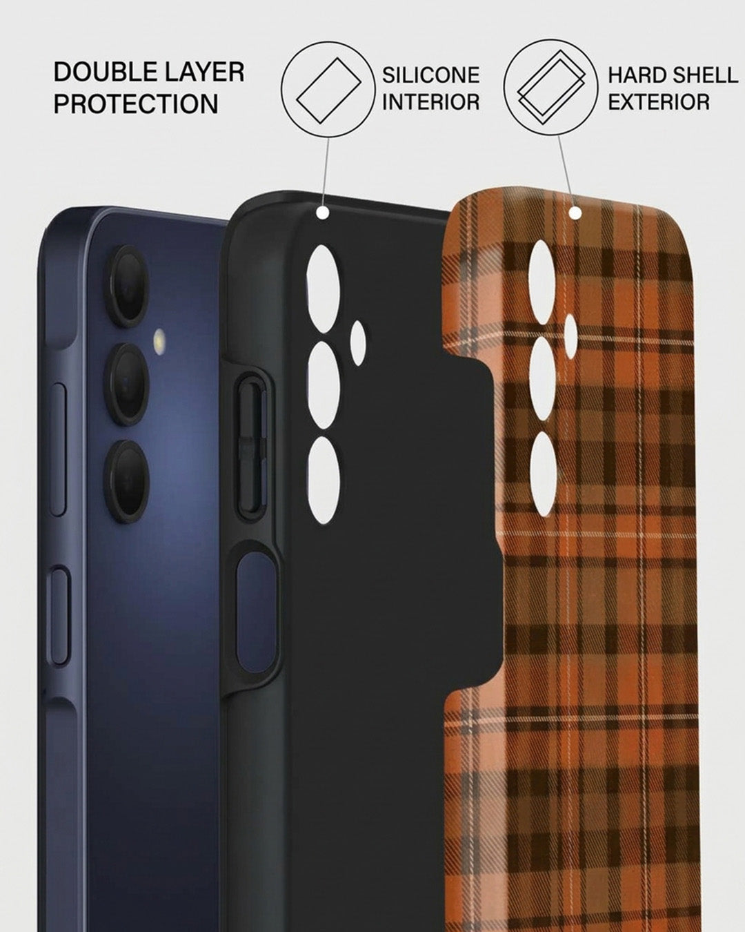 Autumn Tartan Plaid Samsung Galaxy A15 5G Case