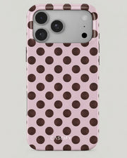 Pink Polka Dot iPhone 18 Pro Max Case