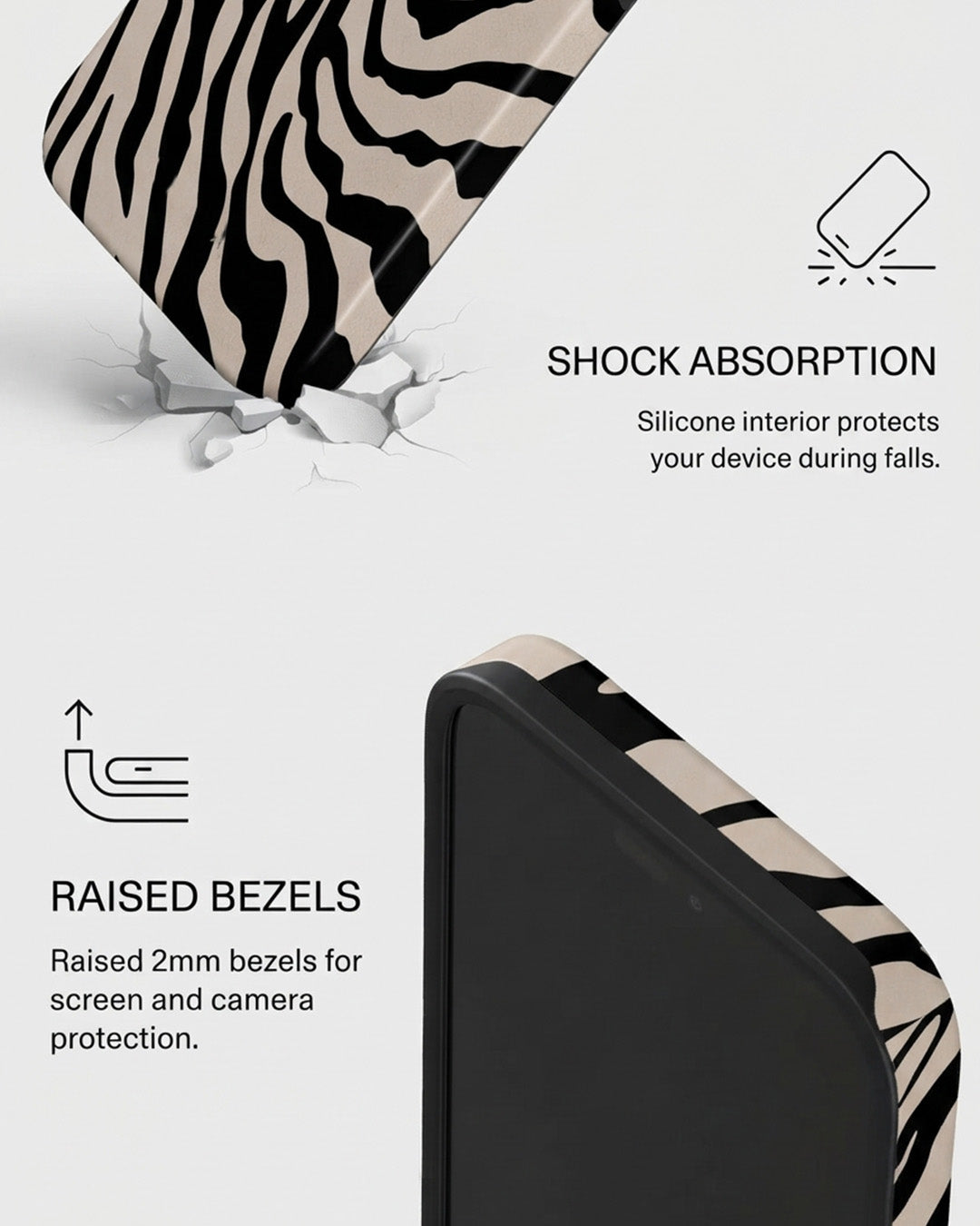 Zebra Print iPhone 18 Pro Max Case