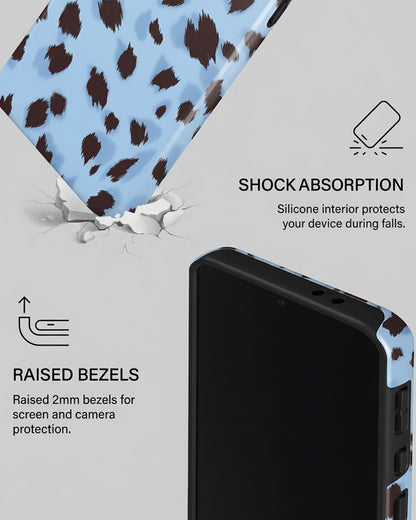 Galaxy A36 5G Blue Leopard Case