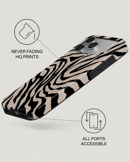 Zebra Print iPhone 18 Pro Max Case