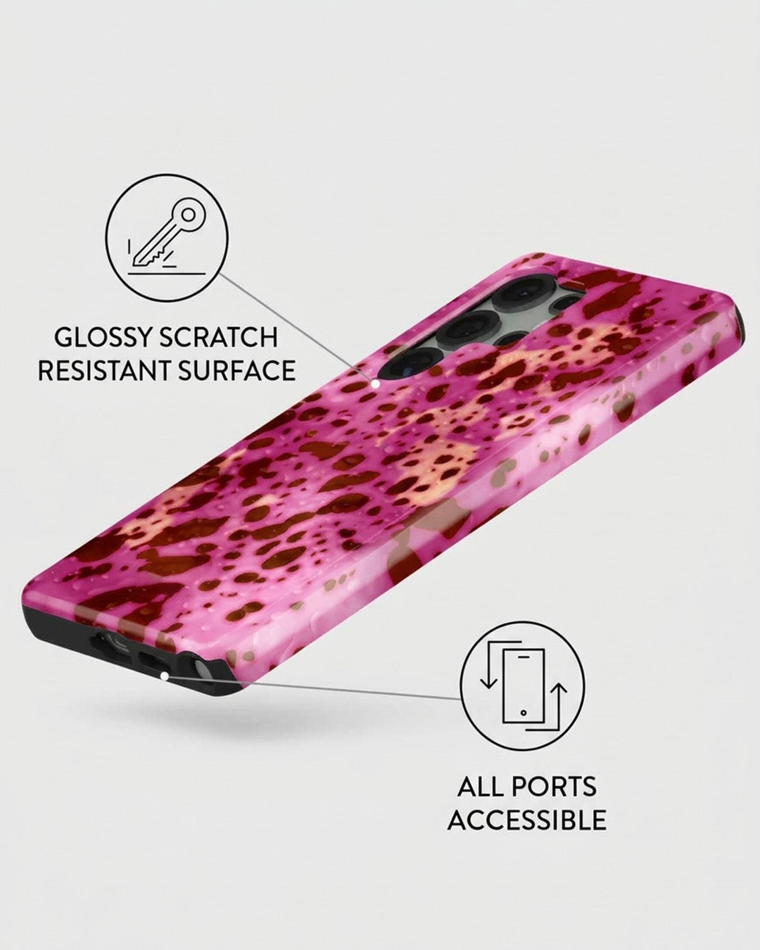Pink Swirl Case for Samsung Galaxy S25 Ultra