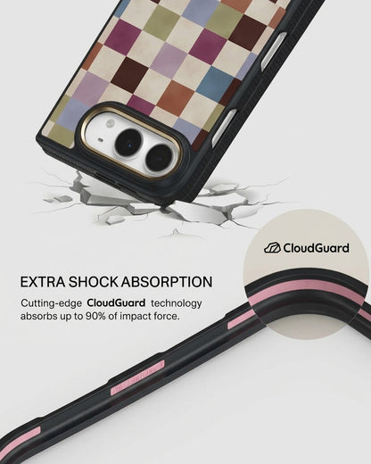 Multicolor Checkerboard iPhone Duo Case