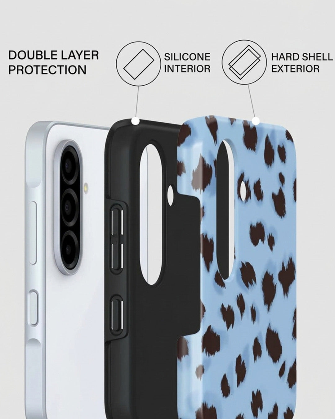 Galaxy A36 5G Blue Leopard Case
