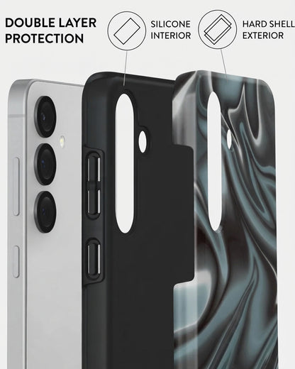 Galaxy S25 Liquid Marble Case