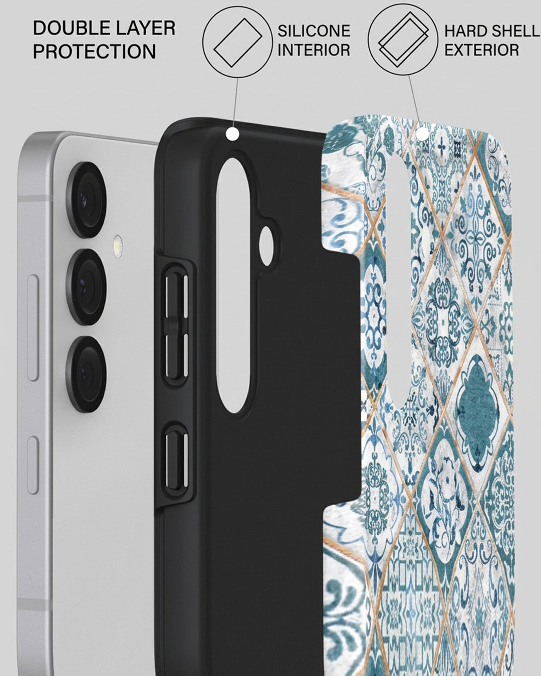 Mosaic Tile Case for Samsung Galaxy S25 Plus