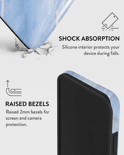 Sky Blue Marble iPhone 13 mini Case