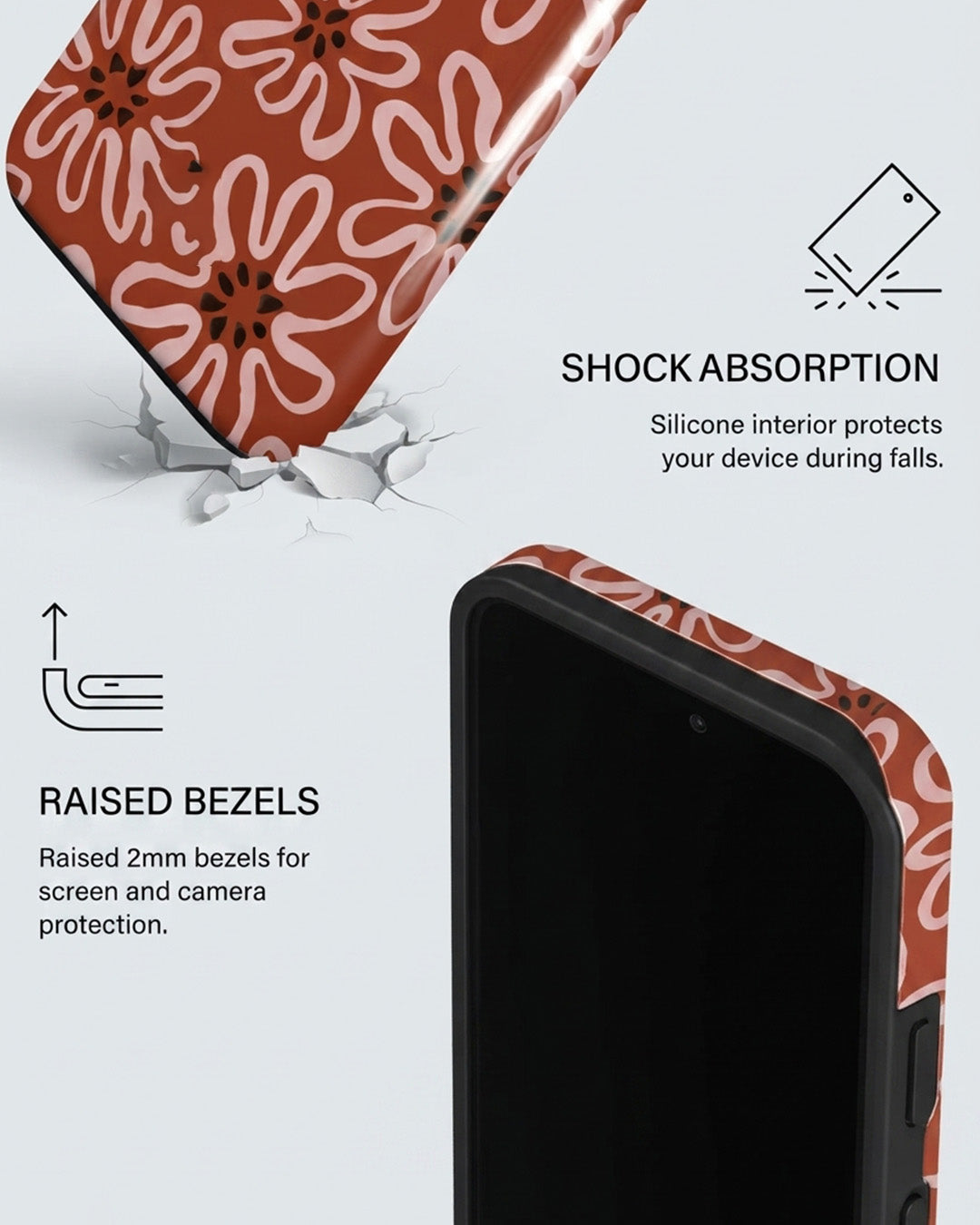 Terracotta Bloom iPhone 14 Pro Case