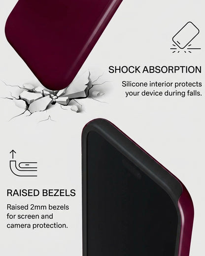 Wine Burgundy Glossy iPhone Air Case