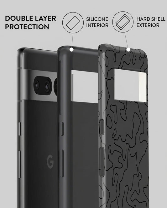 Black Topo Camo Pixel 7 Pro