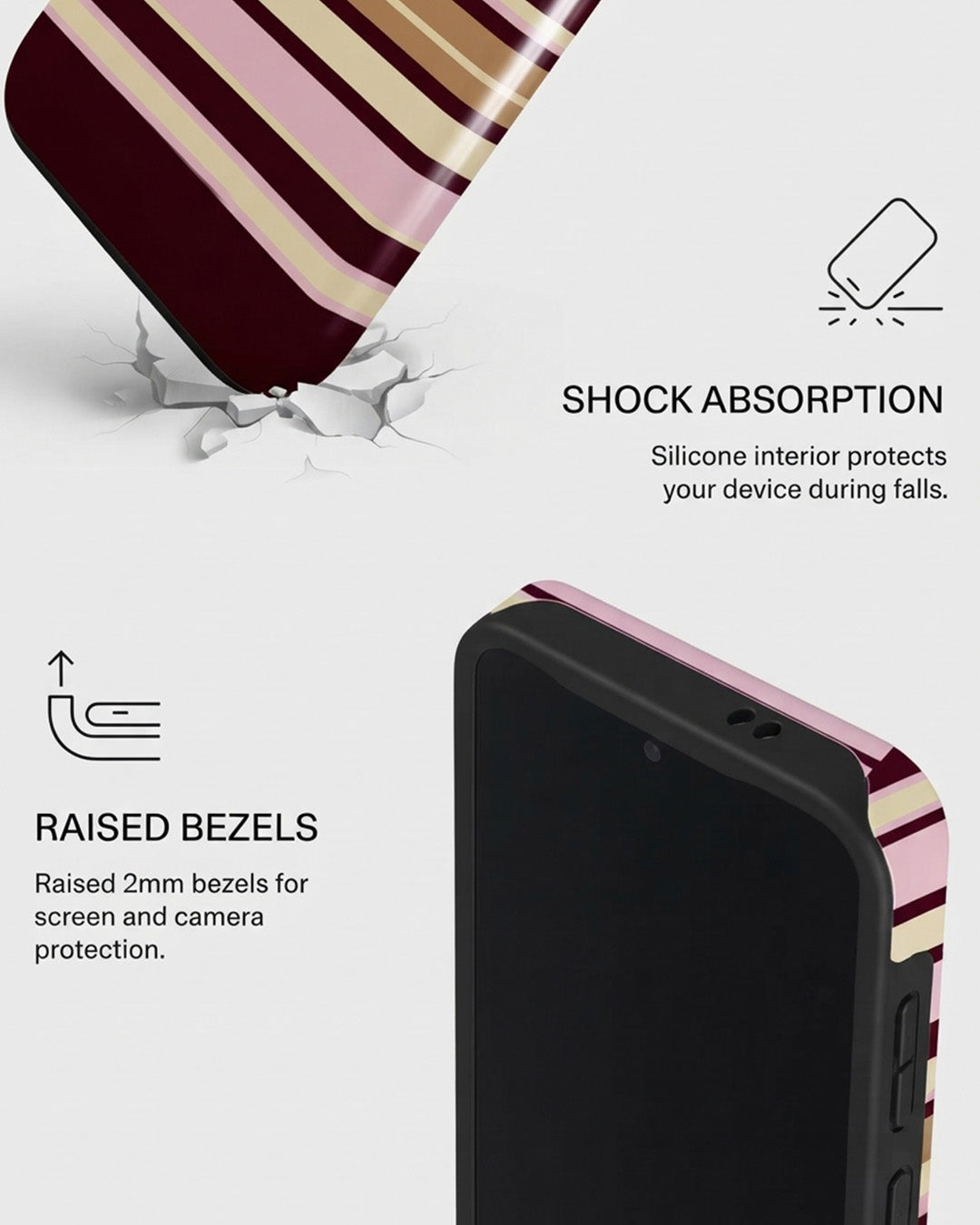 Galaxy S24 Plus Multi Stripe Case