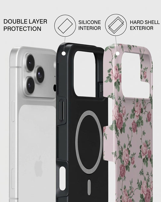 Pink Rose Floral iPhone 18 Pro Max Case