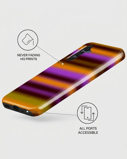 Sunset Striped Ombre Samsung Galaxy A16 Case