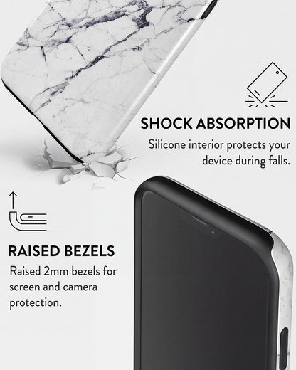 White Marble iPhone 12 Case