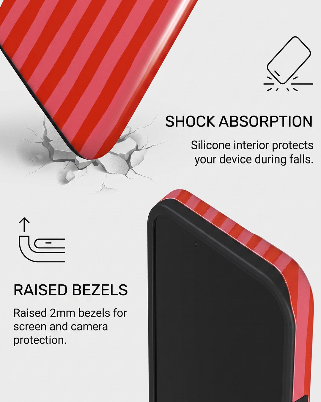 Red Stripe iPhone 13 Case