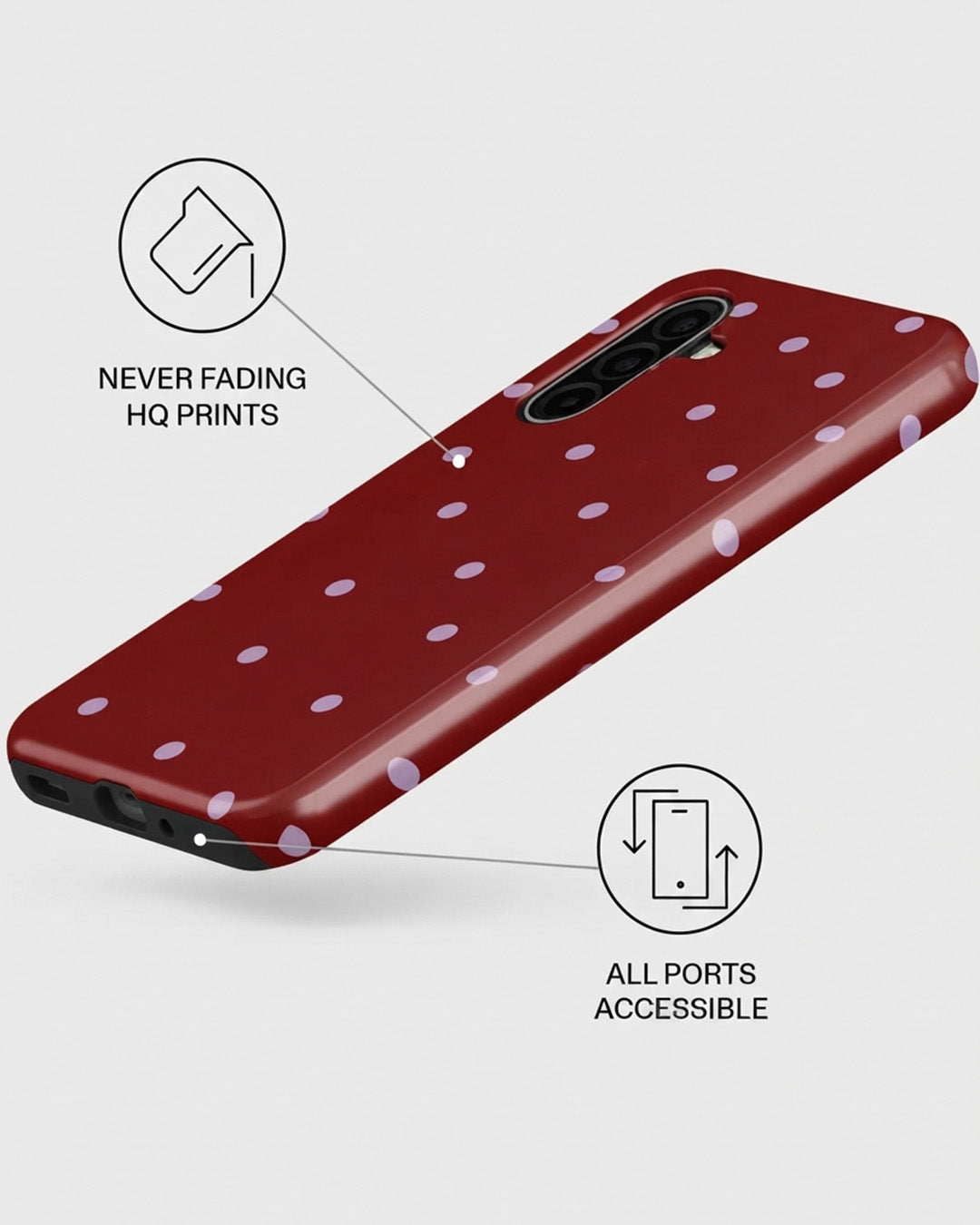 Galaxy A17 Red Dot Case