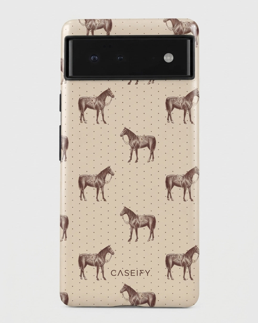 Beige Horse Pixel 6a Case