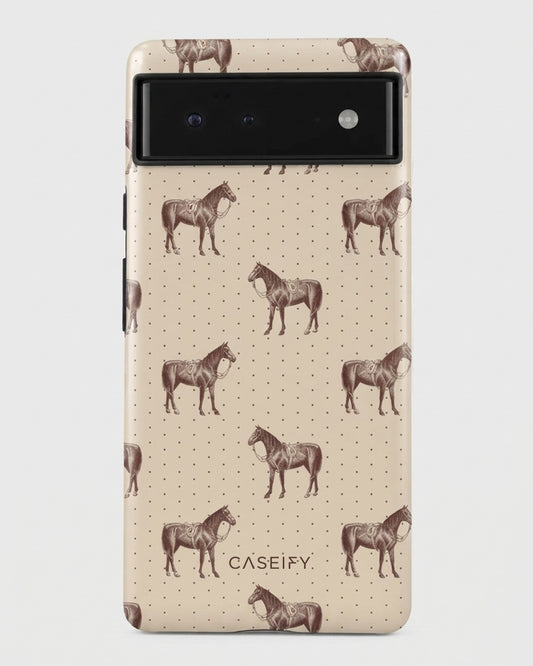 Beige Horse Pixel 6a Case