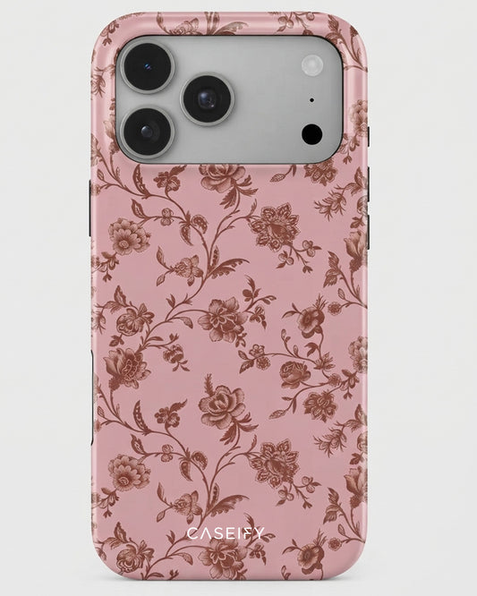 Dusty Pink Floral iPhone 18 Pro Max Case