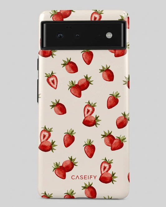 Strawberry Print Pixel 6a Case
