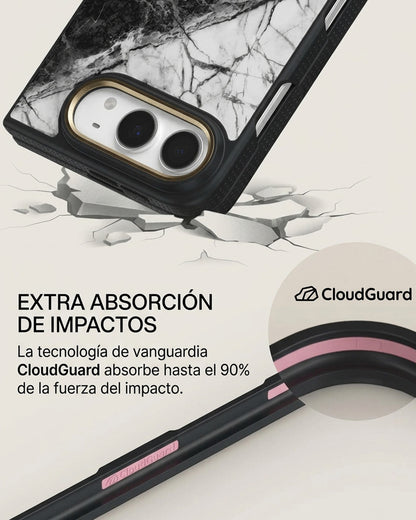 Black Marble iPhone Duo Case