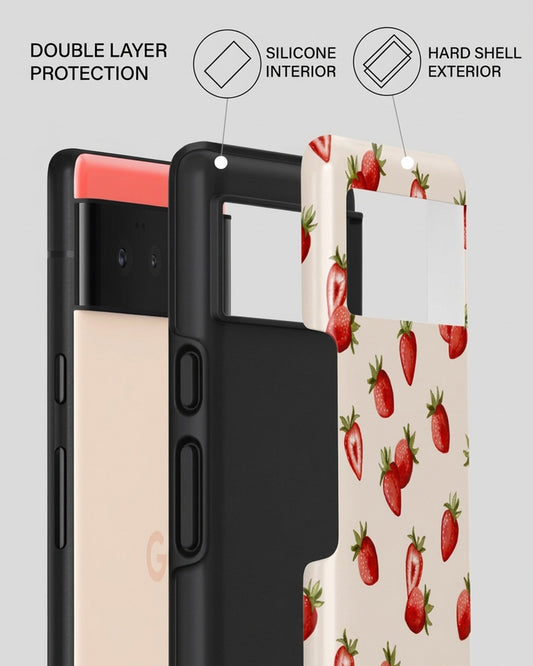 Strawberry Print Pixel 6a Case