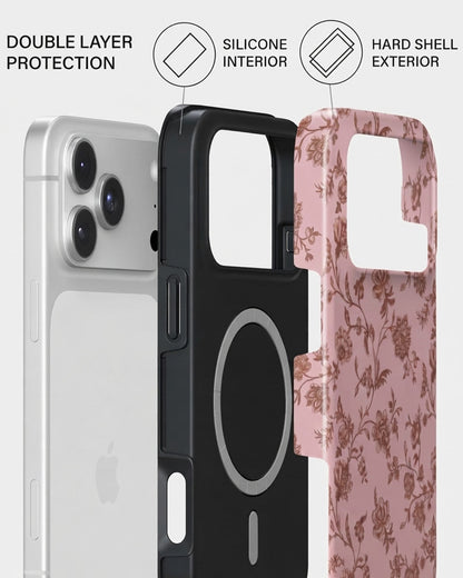 Dusty Pink Floral iPhone 18 Pro Max Case
