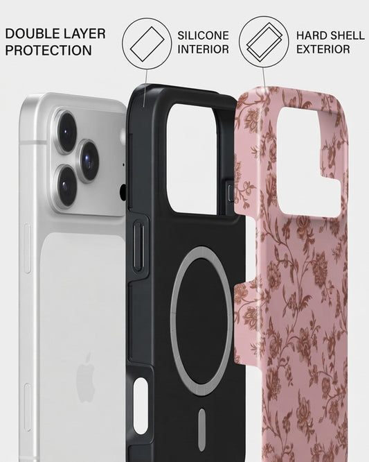 Dusty Pink Floral iPhone 18 Pro Max Case