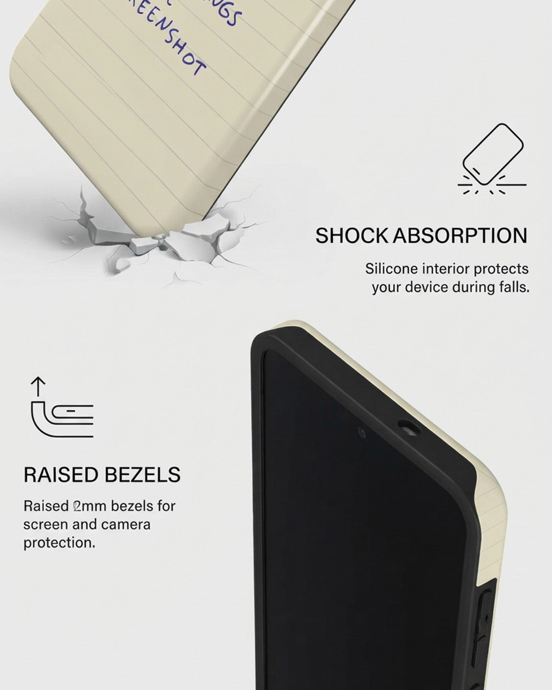 Notepad Quote Case for Samsung Galaxy S25 FE