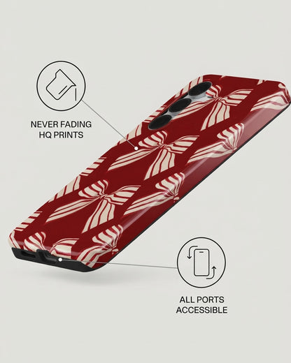 Red Bow Case for Samsung Galaxy S25 FE