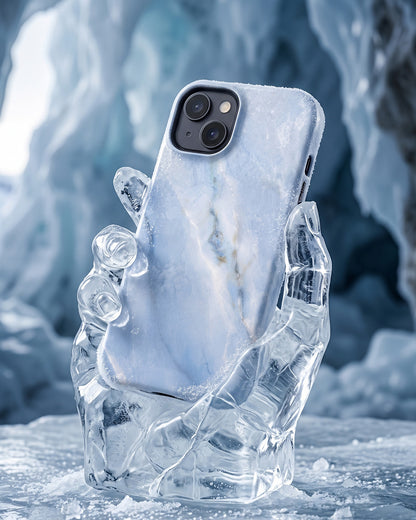 Sky Blue Marble iPhone 13 mini Case