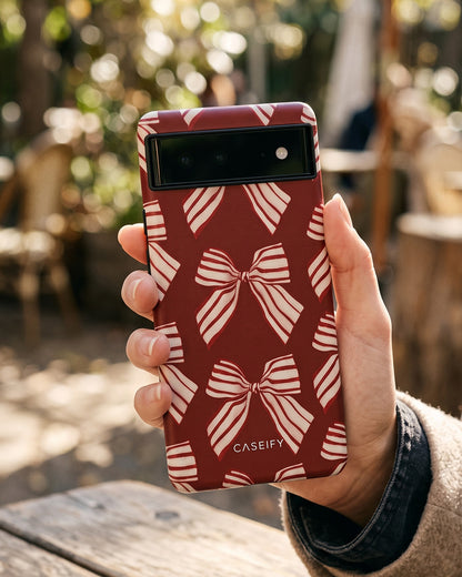 Red Bow Pixel 6a Case