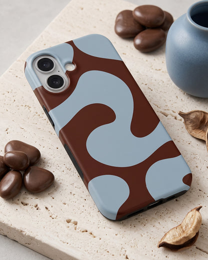 Retro Swirl iPhone 17 Case