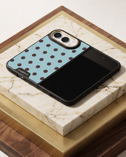 Mint Polka Dot iPhone Duo Case