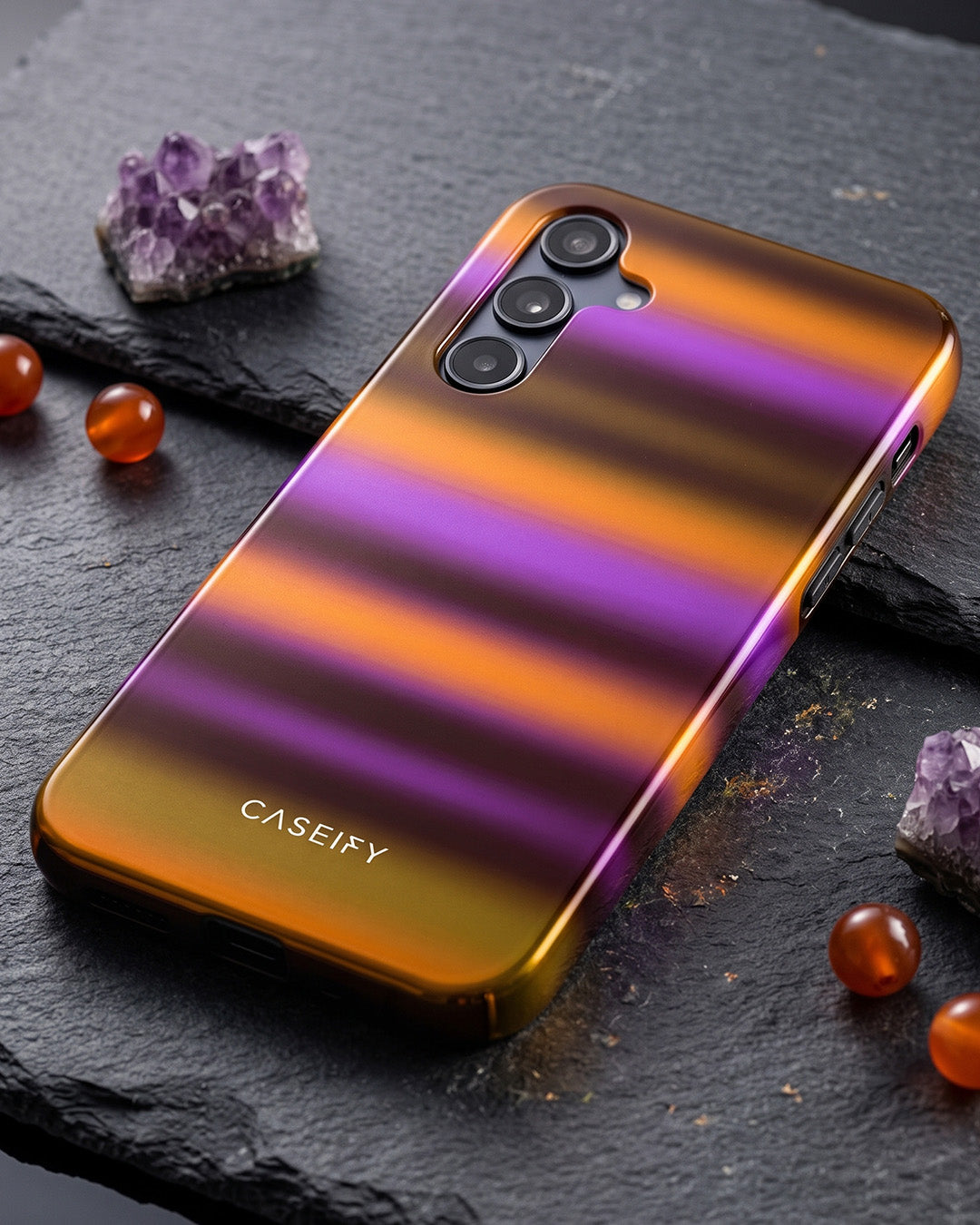 Sunset Striped Ombre Samsung Galaxy A16 Case