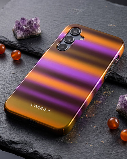 Sunset Striped Ombre Samsung Galaxy A16 Case