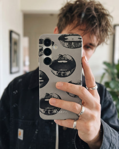 Galaxy S25 Pop Art Lips Case