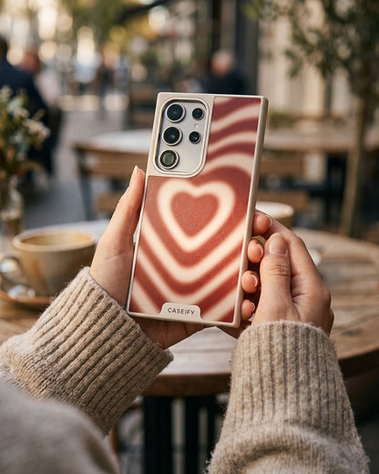 Galaxy S24 Red Heart Case