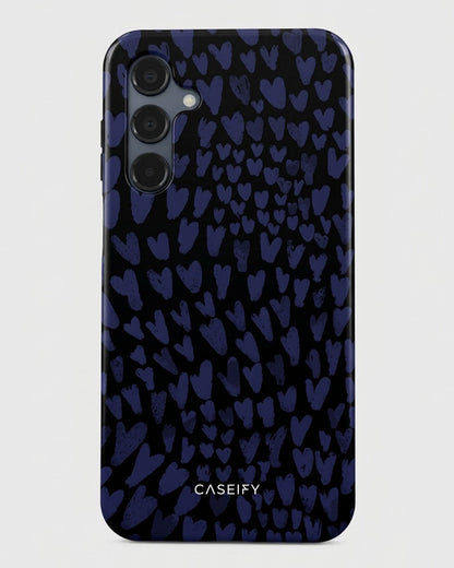 Navy Heart Scale Samsung Galaxy A16 Case
