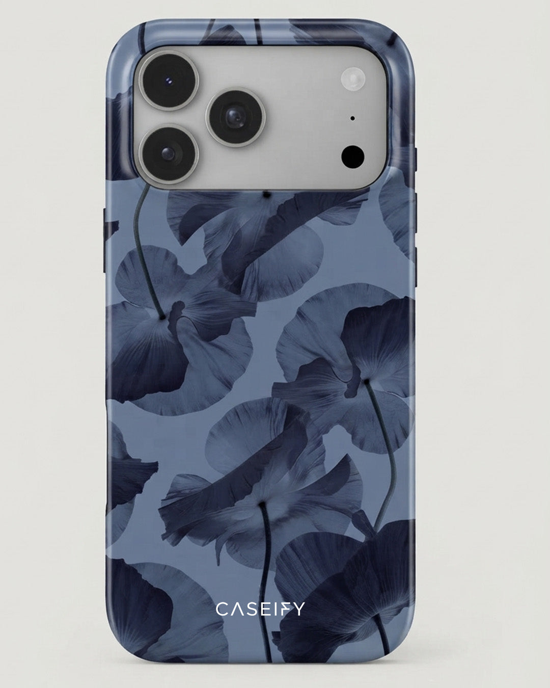 Blue Floral Camo iPhone 18 Pro Max Case
